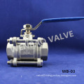 Buy 3-Piece Cast Steel Manual Ball Valve 11/4"